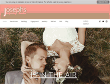 Tablet Screenshot of josephsjewellery.co.uk